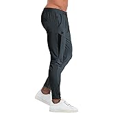 BROKIG Mens Tapered Gym Joggers,Men's Lightweight Jogging Pants Quick Dry Casual Athletic Running Workout with Pockets