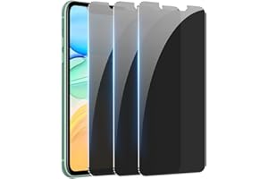 PEHAEL 3Pack for iPhone 11/iPhone XR Privacy Screen Protector Anti-Spy Tempered Glass Film 9H Hardness Easy Installation Bubble Free [6.1 inch]