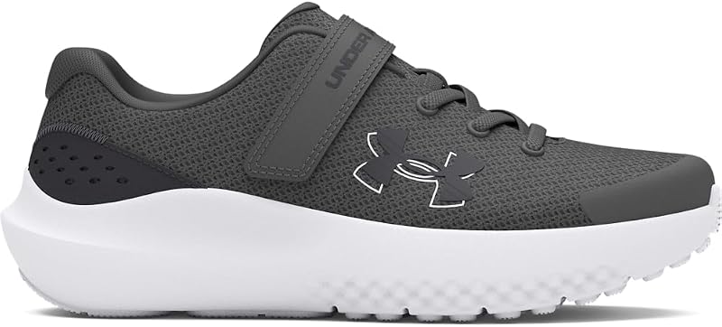 Jungen Vorschule Surge 4 Klettverschluss, leichte und atmungsaktive Laufschuhe, gepolsterte Joggingschuhe für langen Komfort,Castlerock / Anthracite / Anthracite,32