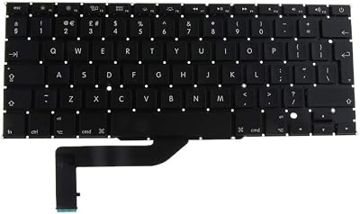 OLVINS UK English Keyboard for MacBook Pro Retina 15'' A1398 2013-2015