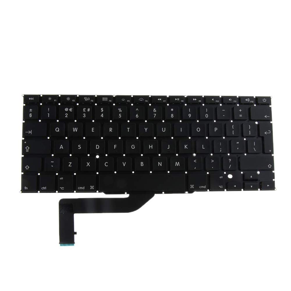 OLVINS New UK English Keyboard for Macbook Pro Retina 15'' A1398 UK Keyboard 2013 2014 2015 Year Without Backlight