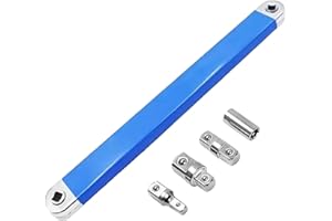 Impact Ready Offset Extension Wrench with 1/2 in., 1/4 in. and 3/8 in. Square Head Adapters