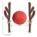 Mak Tools Christmas Reindeer Antlers Car Decoration Kit with Jingle Bell Brown, Large