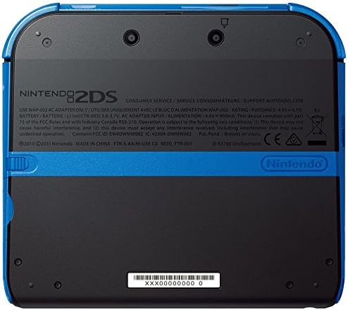Console Nintendo 2ds Noire Bleue Amazon Fr Jeux Video