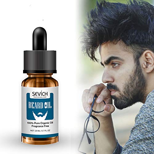 Beard Oil,Relieves Itching for Healthy Growth. Pure Essential Oils.Strengthens and Promotes Beard & Mustache Growth - Leave in Conditioner Moisturizes Skin