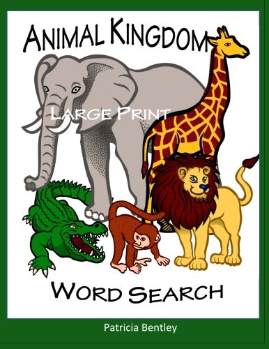 Animal Kingdom Large Print Word Search
