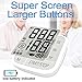 Blood Pressure Monitor - Clinically Accurate & Fast Reading, 60 Reading Memory Automatic Upper Arm Digital BP Monitor with Large Display & Buttons, Wide Range Cuff, One Touch Operation for Home Use