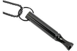 VICUSSE Stainless Steel Mindfulness Breathing Necklace, Anxiety Relief Fidget Pendant Tool Jewelry for Women & Men