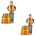 Fun Express - Construction Worker Vest, 17" x 20", Non-Woven