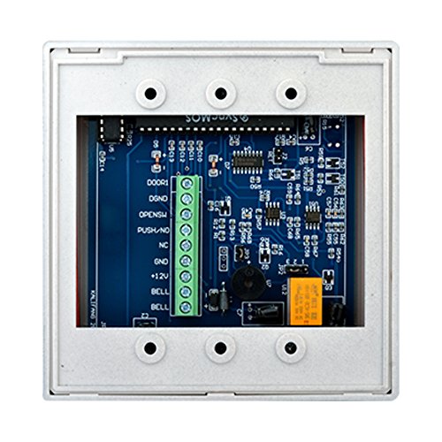 LIBO Full RFID Access Control System Kit Set Stand-Along Keypad with Metal Electric Lock DC12V 3A Power Supply Exit Button for Door Entry System