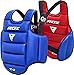 RDX TKD Chest Guard Boxing MMA Body Protector Martial Arts WTF Reversible Rib Shield Armour Taekwondo Target Training Kickboxing