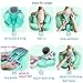 Mambobaby Float with Canopy Size Improved Non Inflatable Infant Baby Pool Float Smart Mambo Float Swim Trainer Add Tail Baby Swim Float Mambo Baby Float Solid Air Free Water Waist Swimming Ring