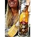 Original NALU CHAKRA -7 Chakras- Perfect Yoga Gift - Tea Infuser Tumbler, Fruit Infusion Glass Bottle & Coffee Brewer with Filter 15.8oz