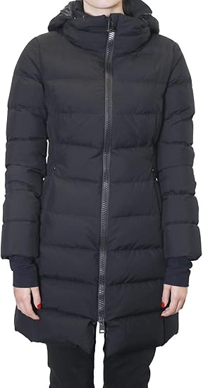 Amazon ヘルノ 公式 ラミナーフード付ダウンコート Laminar レディース Black Eu 44 日本サイズ11 号相当 コート ジャケット 通販