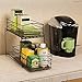 Seville Classics 2-Tier Sliding Basket Drawer Kitchen Counter and Cabinet Organizer, Bronze