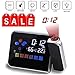 Amazon Black Sales Friday Deals Cyber Sales Monday Electronic Deals & Sales - Smart Home Projection Alarm Clock Digital Clock With Weather Station Time Projector for Livingroom Bedside Bedroom (Black)