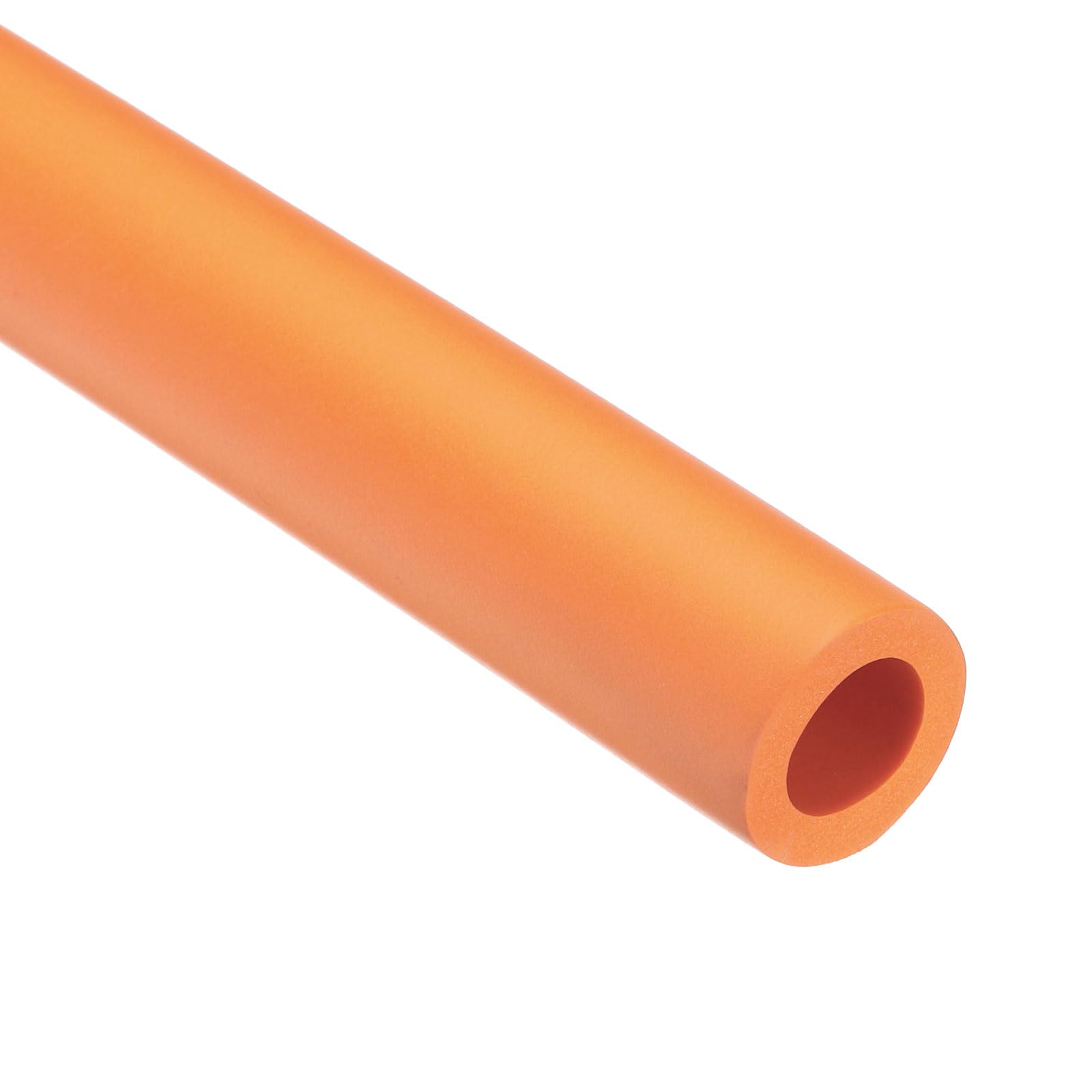 Rebower 18mm ID Pipe Insulation Tubing 6mm Thick Heat Preservation Foam Tube, [for Plumbing Freeze Protection Exercise Handle] - 30mm OD/3ft/Orange