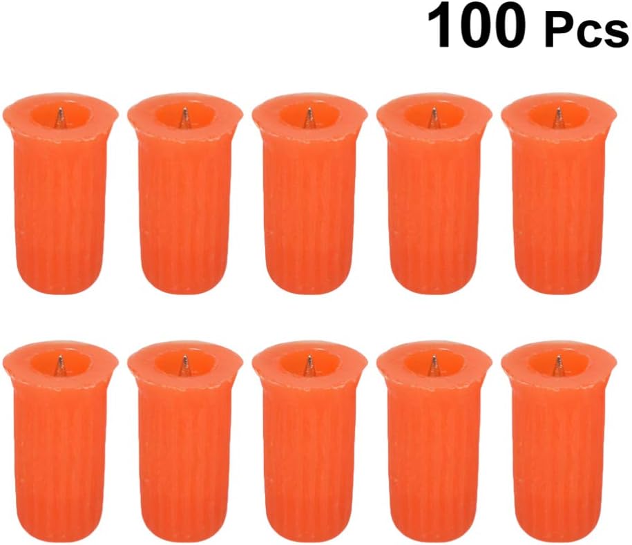 FRCOLOR 100pcs Glue Bottle Plugs Portable Plastic Blocking Needles Glue Bottle Pins Eyelash Extensions Tools for Home Beauty Shop Salon - Image 3