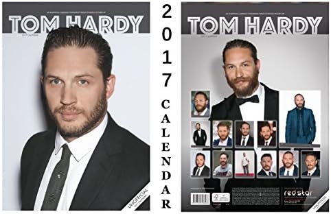 Tom Hardy 2017 Calendar + Tom Hardy Fridge Magnet