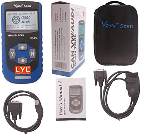 LYL® VS450 VAG Code Reader Diagnostic Scanner Com Reset Airbag ABS For Audi VW