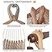 Bathonly Large Hammock Chair with Spreader Bar, Caribbean Hammock Swing Chair, XL Hammock Chair Outdoor Indoor, 330 LBS Weight Capacity, Light Brown