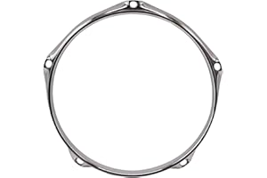 TACHIUWA 5 Holes Tom Drum Hoop 5 Holes Hoop Percussion Instrument Replacement Heavy Duty Drum Hoop Snare Drum Batter for Office Accessory Home Decor, 12inch next circle
