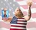Cotton Candy Comb Over Donald Trump Novelty - Handmade in The USA, Gluten Free and Kosher - Funny Gag Gift for Friends, Moms, Dads, Birthdays - Orange Flavored Pre-Packaged Cotton Candy (1oz)