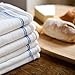 Keeble Outlets - Kitchen Towels, Set of 12, Yellow Stripes, Highly Absorbent Dish Towels, Preferred by Chefs, 100% Cotton Hand Towels, Kitchen & Table Linens, Flour Sack Towels, Dish Rags