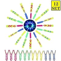 uschangfan Rocket Copters LED Lights Light Slingshot Outdoor Game LED Slingshot