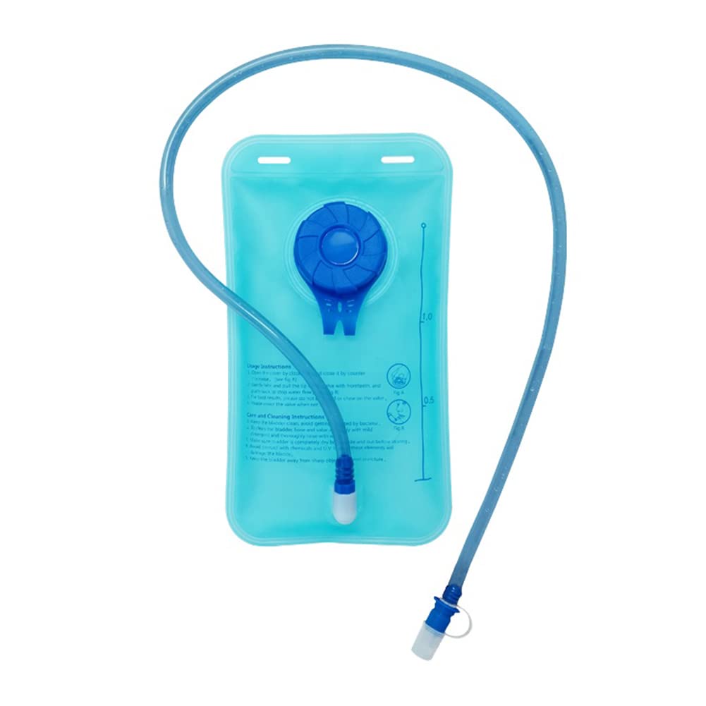 Hydration Bladder, Water Bladder 1L Water Bag BPA Free, Leak Proof Water Reservoir for Running Cycling Hiking Camping,
