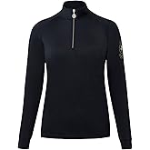 HORZE B Vertigo Sidney Womens Long Sleeved Ventilated Half Zip Shirt