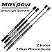 Maxpow Gas Charged HOOD Rear Window Glass Lift Support Struts Compatible With Ford Expedition 1997 1998 1999 2000 2001 2002 SG304023