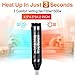 TRUSTECH Oscillating Ceramic Tower Heater 34 Inch & 1500W with Remote Control, Overheating & Tip-Over Protection Adjustable Thermostat, 8H Timer for Home Office Whole Room, 34-inch, Black