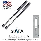 Suspa C16-04270 C1604270 17" Gas Prop, Quantity (2), Force 45 Lbs Per Prop, Force Per Set 90 Lbs, Camper Rear Window, Window Lift Support, Struts, Made in USA