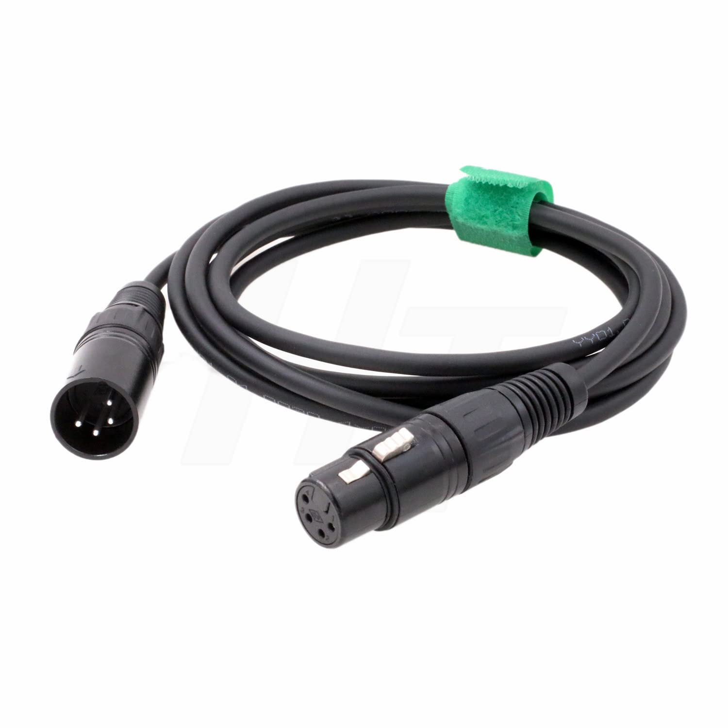 HangTon 4 Pin XLR Male to Female XLR 4 Pin Mic Recorder Mixer Headphone Amplifier Balanced Audio Cable (1 Meter)