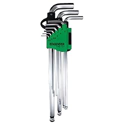 ENGINEER TWB-101 Ball Point Hex Wrench Set, Long