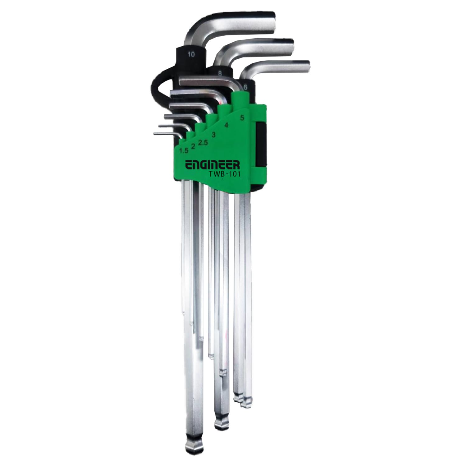 ENGINEER TWB-101 Ball Point Hex Wrench Set, Long