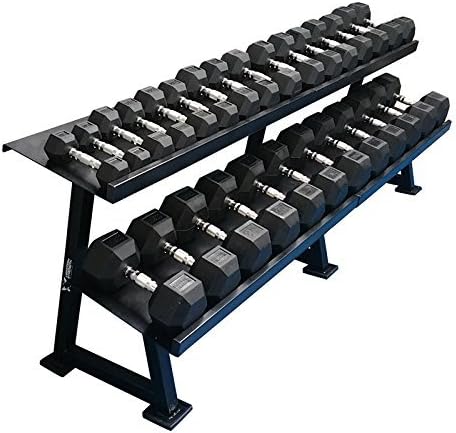 Freedomstrength® 5kg-30kg Commercial Hex Rubber Dumbbells (without Rack)