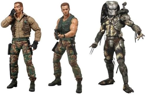 Predators Series 8 Set of 3 7" Action Figure