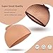 2pcs Brown Skin Tone Stocking Caps