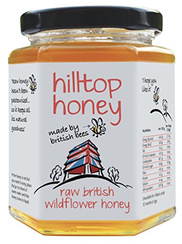 Hilltop HoneyRaw British Wildflower Honey 340g