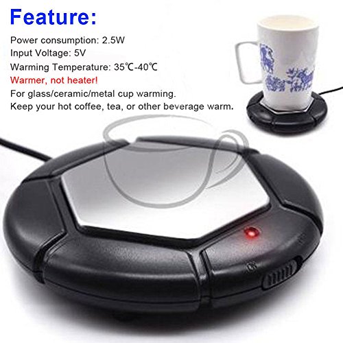 USB-Coffee-Warmer-Tea-Cup-Mug-Candle-Wax-Warmer-Pad-cool-gadget