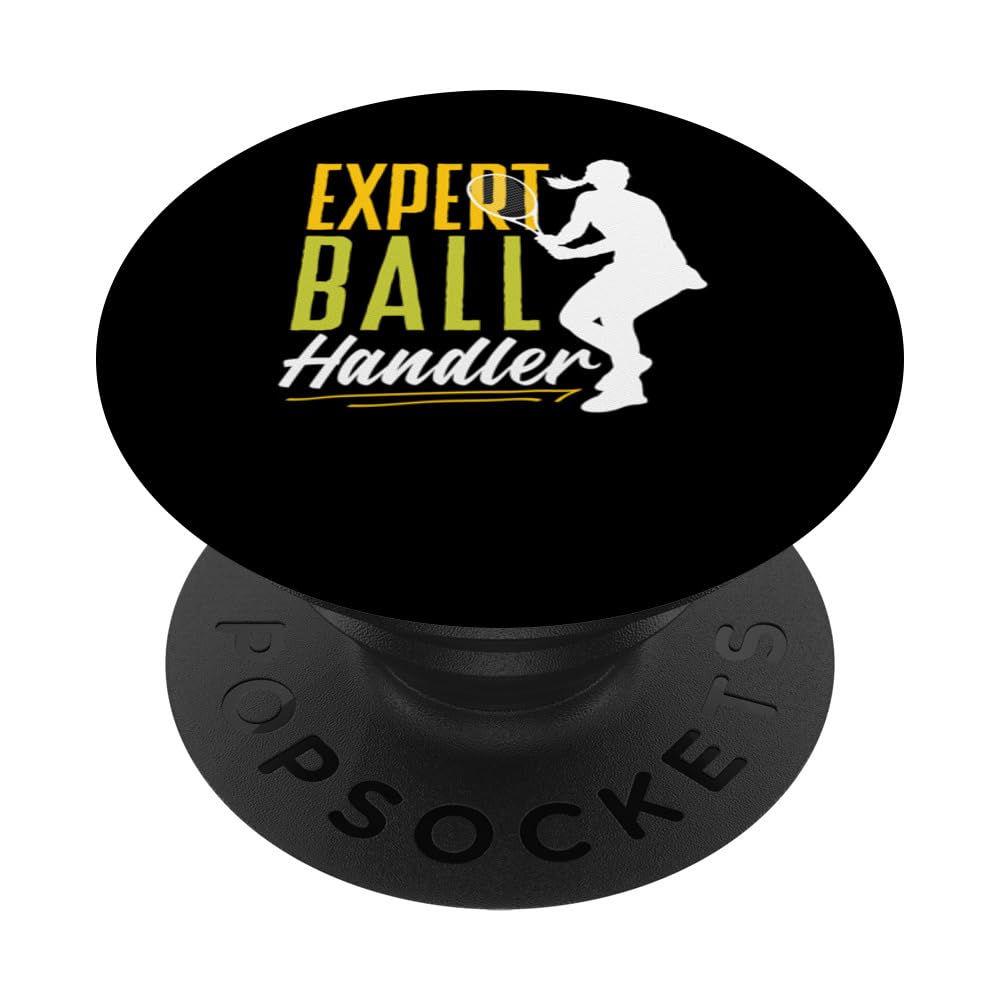 Funny Tennis Expert Ball Handler Gay Pride Gag PopSockets Swappable PopGrip