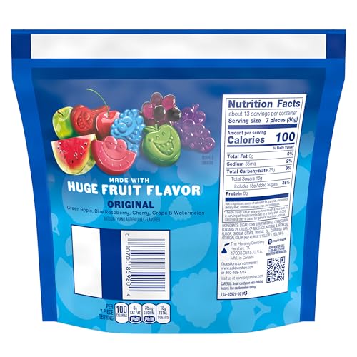 JOLLY RANCHER GUMMIES ASSORTED FRUIT FLAVORED CANDY BAG, 14 OZ