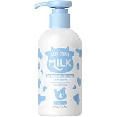 Milk Hand Cream, Skin Hydrating Lotion &ndash;Rich,Velvety Conditions &amp; Protects Skin,Moisturizing Nourishing Exfoliating Hand Film Hands Carefor Dry Cracked Skin Body, Hand,Foot Large Capacity 200g/7.05 oz