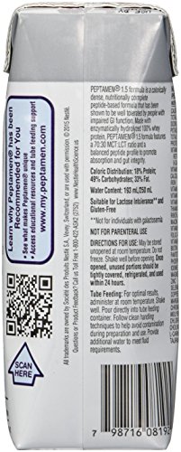 Peptamen 1.5, Unflavored, 8.45 Fl. Oz. (Pack of 24)