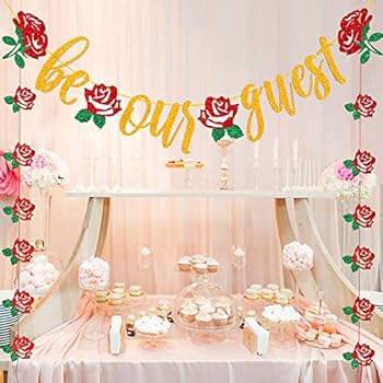 Amazon.com: Be Our Guest Banner, Reception Banner ...