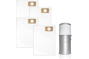 STREYTOTEK 4 Pcs Central Vacuum Bags for OVO Nadair Central Vacuum, 22.5L 5.8 Gal Disposable Bags, Triple Layer Filtration Leak Proof Design, Compatible 700ST-35H 700-AL-32