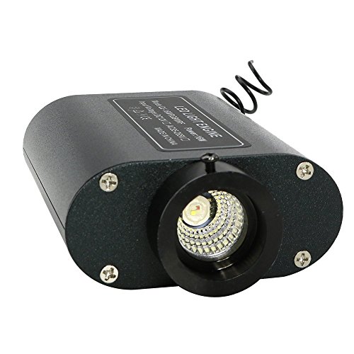 Car Use 16W RGBW LED Fiber Optic Light Star Ceiling Kit, 28 Keys Sound Sensor Music Mode Remote 9.8ft/3m Long 0.03in/0.75mm 0.04in/1mm 0.06in/1.5mm 335PCs