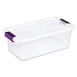 Sterilite 17511712 6 Quart Clearview Latch Storage